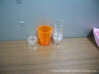 【供應高腳小酒杯子 塑料PS材料小酒杯 透明塑料杯 酒具產品】價格,廠家,圖片,杯子,臺州市黃巖盛光塑料廠-